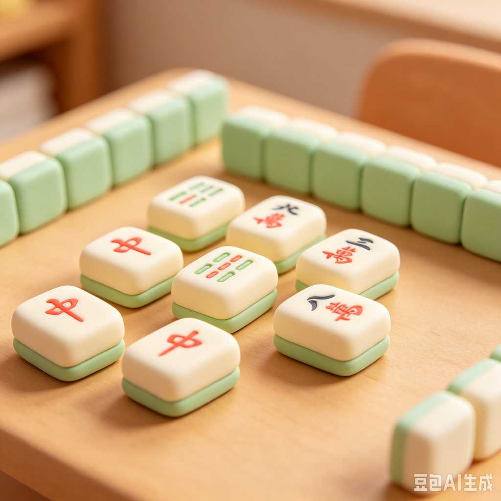 space saving mahjong game set