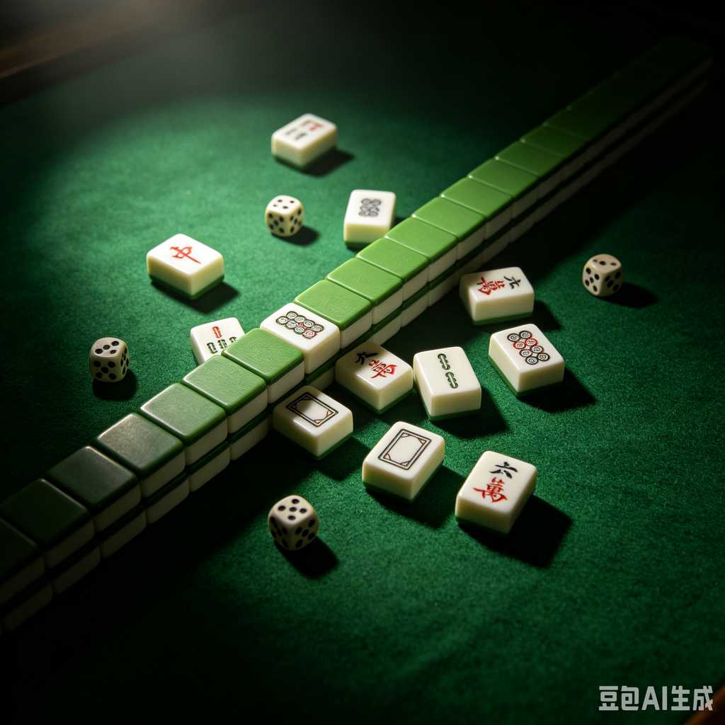 cute mini mahjong tiles set