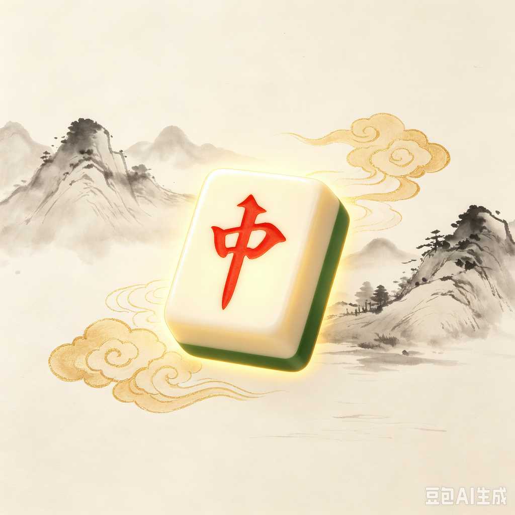 camping mahjong game set