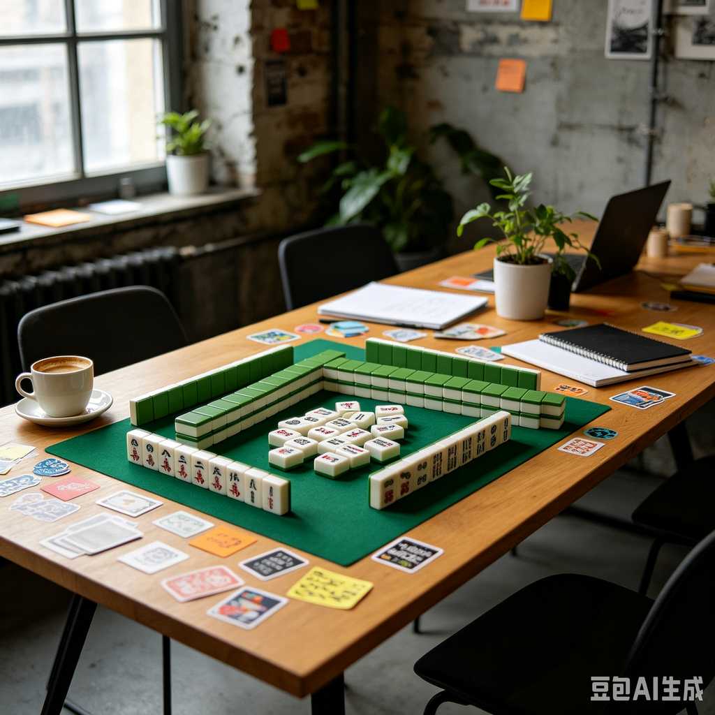 vintage gift mahjong set